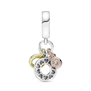 (Bild für) PANDORA Dreifach-Monogramm und Logo, klares CZ - 769044C01