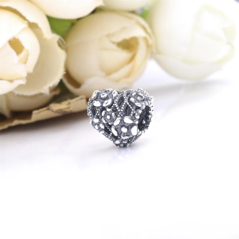 (Bild für) PANDORA Durchbrochenes Blumenherz-Mami-Charm - 798892C00 - Ansicht 3
