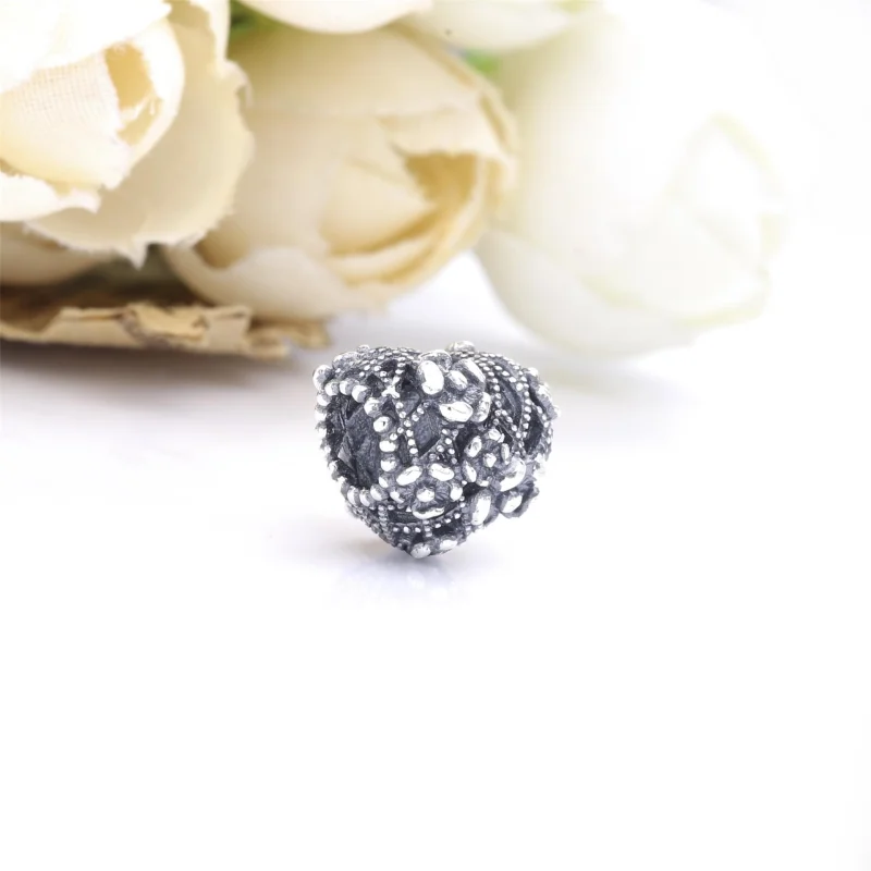 (Bild für) PANDORA Durchbrochenes Blumenherz-Mami-Charm - 798892C00 - Ansicht 4