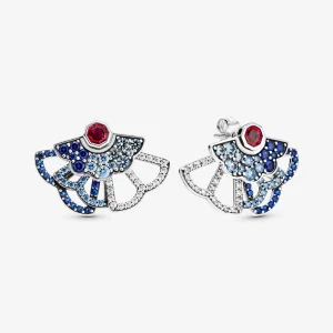 (Bild für) PANDORA Fan-Statement-Ohrstecker in Blau und Rosa (2 Tragevarianten) - 298195SRUMX