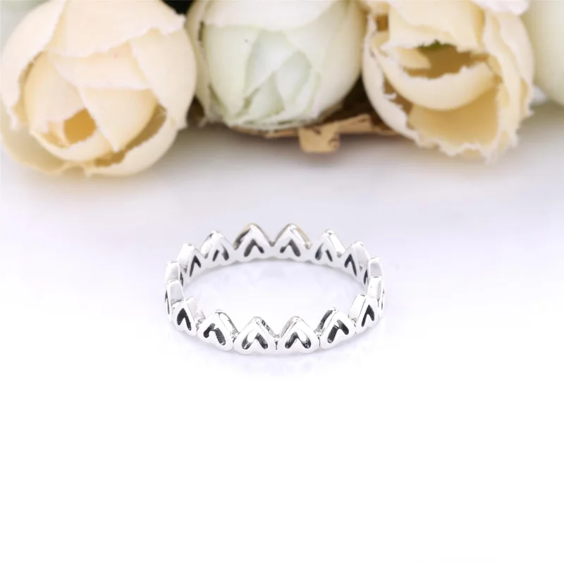 (Bild für) PANDORA Freehand Hearts Ring - 198696C00 - Ansicht 2