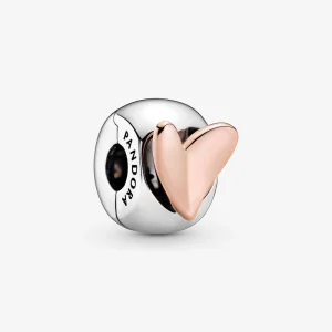 (Bild für) PANDORA Freehand-Herz-Clip-Charm - 788697C00