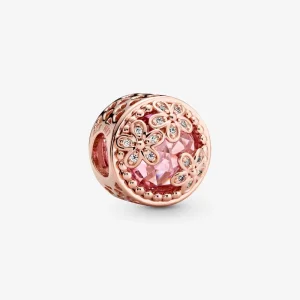 (Bild für) PANDORA Funkelnder rosa Gänseblümchen-Charm - 782055C01
