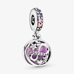 (Bild für) PANDORA glitzernder Infinity-Herz- und Stern-Anhänger - 798829C01