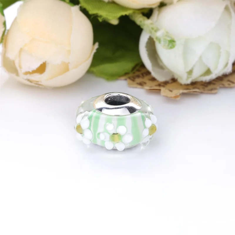 (Bild für) Pandora Gänseblümchen-Glas-Murano-Charm - 798798C00 - Ansicht 4