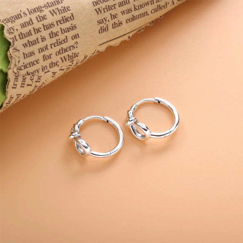 (Bild für) PANDORA Infinity-Knoten-Creolen - 298889C00 - Ansicht 2