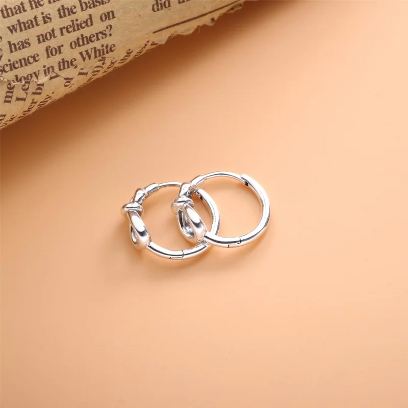 (Bild für) PANDORA Infinity-Knoten-Creolen - 298889C00 - Ansicht 4