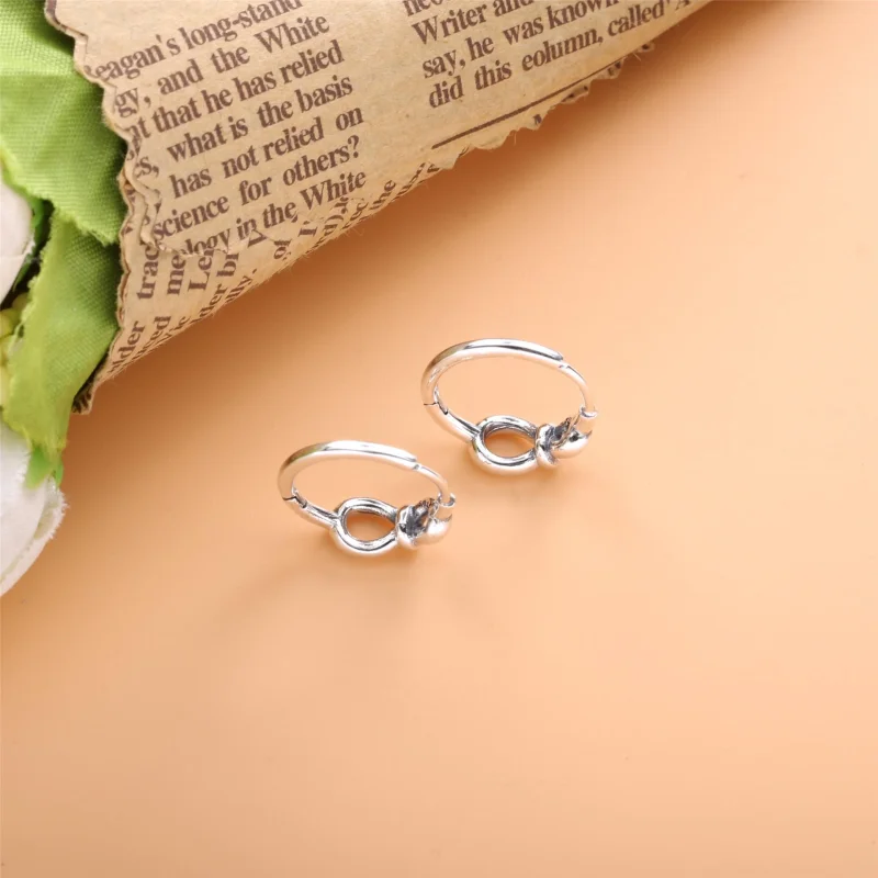 (Bild für) PANDORA Infinity-Knoten-Creolen - 298889C00 - Ansicht 5
