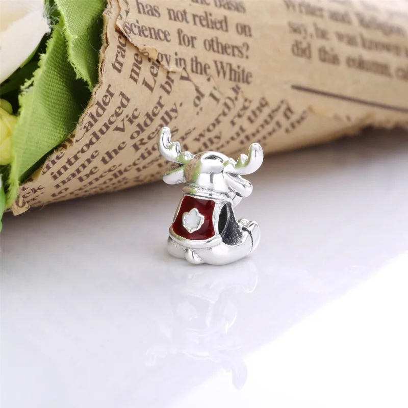 (Bild für) PANDORA Kanada Elch-Ahornblatt-Charm - 798931C01 - Ansicht 4