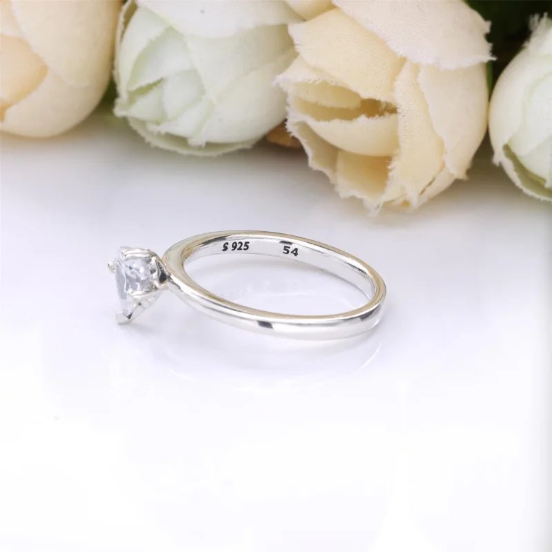 (Bild für) Pandora Klares Herz Solitär Ring - 198691C01 - Ansicht 4