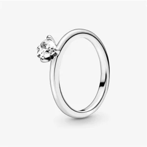 (Bild für) Pandora Klares Herz Solitär Ring - 198691C01