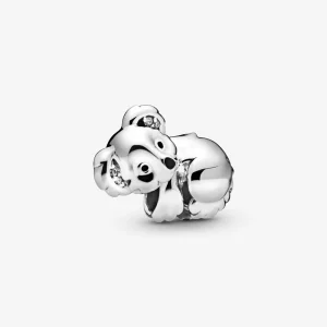 (Bild für) Pandora-Koala-Charm, schwarze Emaille und klare CZ - 798431C01