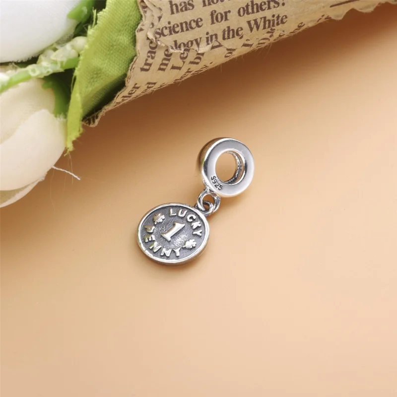 (Bild für) Pandora Lucky Penny Anhänger-Charm - 791298 - Ansicht 2
