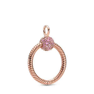(Bild für) Pandora Moments kleiner Pavé-O-Anhänger - 389097C01