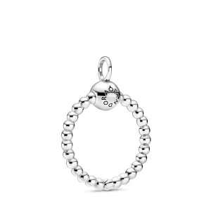 (Bild für) Pandora Moments kleiner Perlen-O-Anhänger - 399077C00