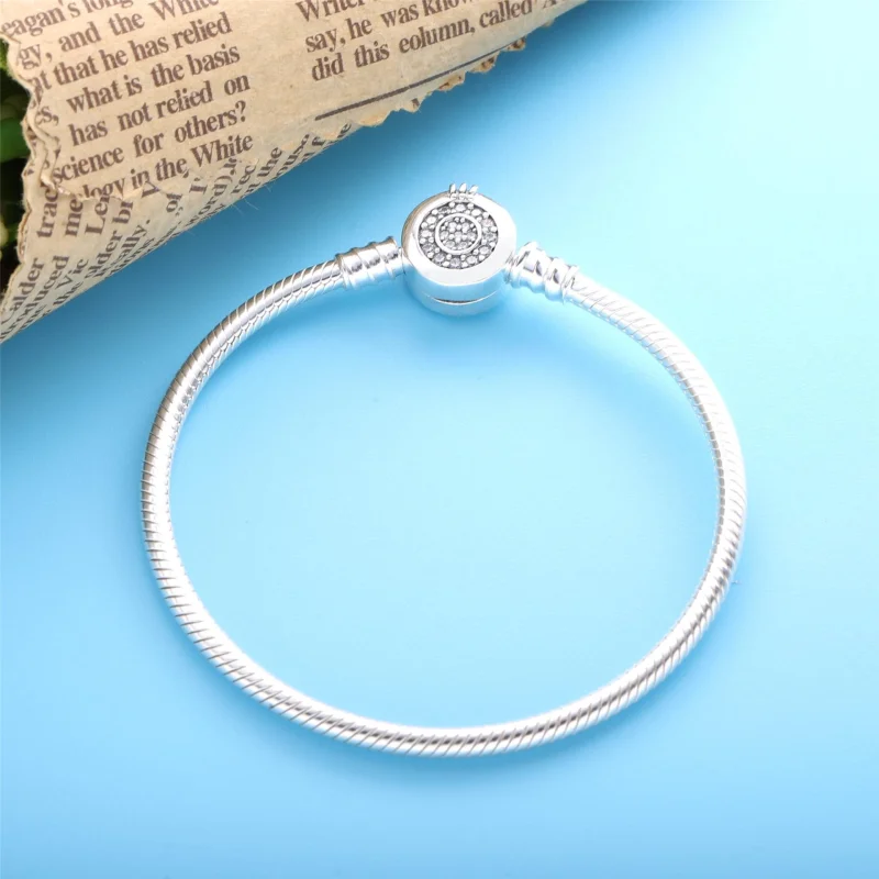 (Bild für) Pandora Moments Sparkling Crown O Schlangenkettenarmband - 599046C01 - Ansicht 2