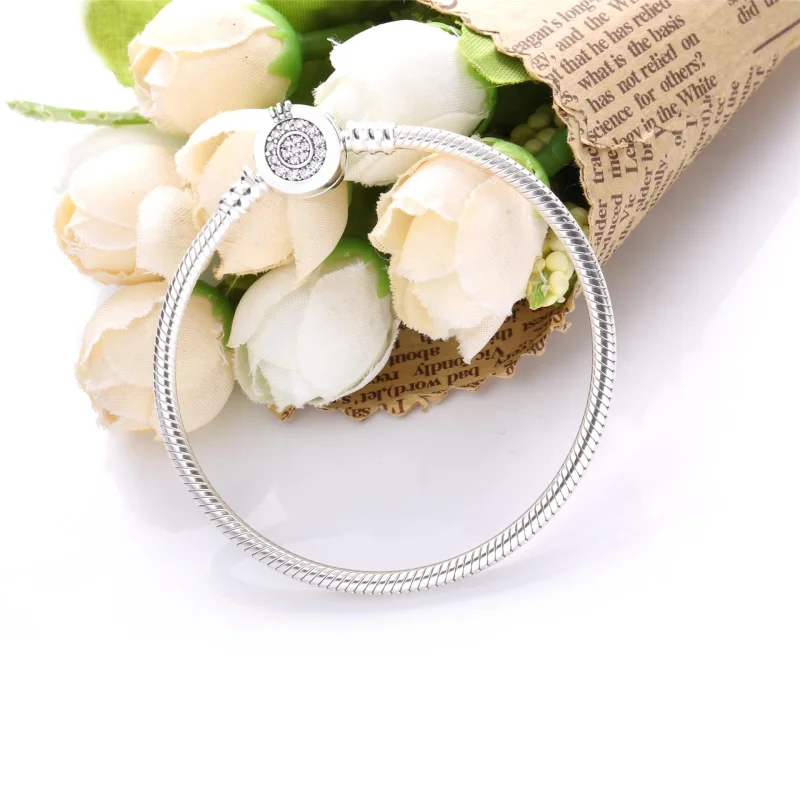 (Bild für) Pandora Moments Sparkling Crown O Schlangenkettenarmband - 599046C01 - Ansicht 3