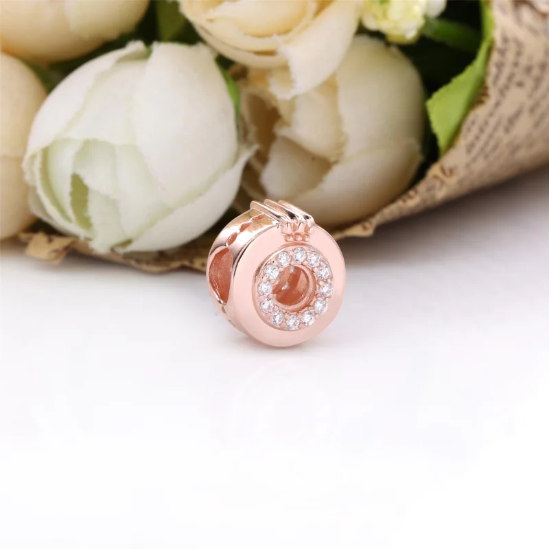 (Bild für) PANDORA Open Center Pavé Crown O Charm - 789059C01 - Ansicht 2