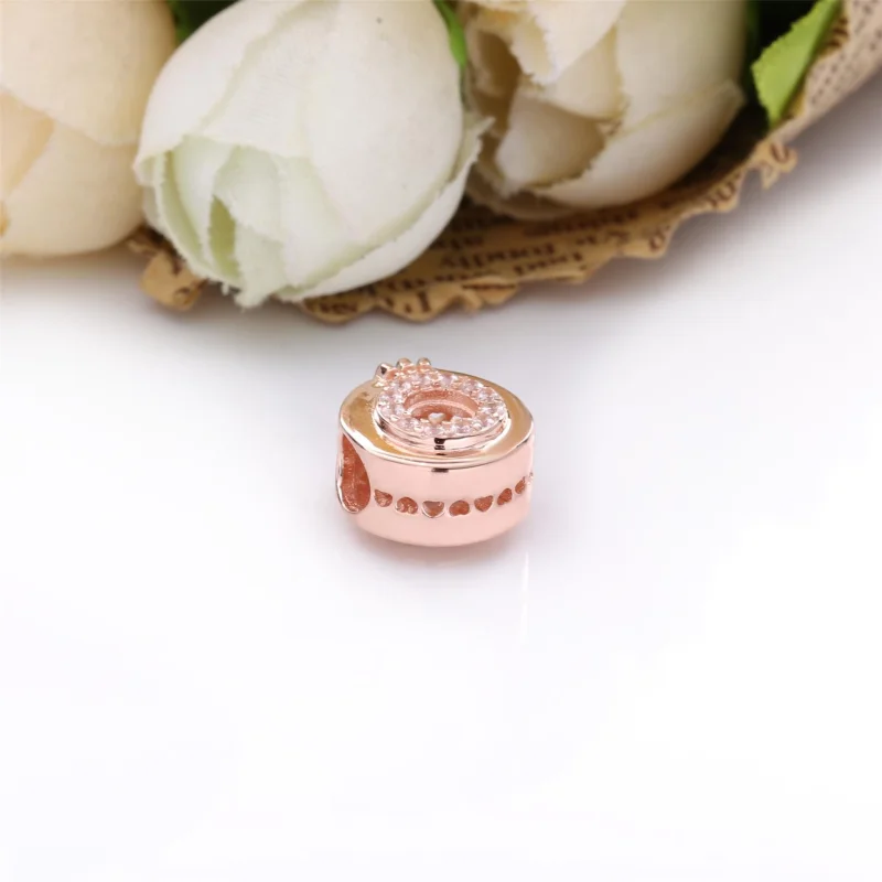 (Bild für) PANDORA Open Center Pavé Crown O Charm - 789059C01 - Ansicht 4