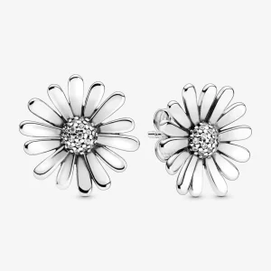 (Bild für) PANDORA Pavé-Gänseblümchen-Statement-Ohrstecker - 298812C01