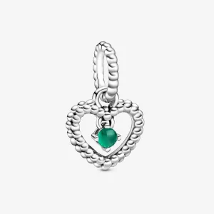 (Bild für) PANDORA Rainforest Green Perlen-Herz-Anhänger - 798854C05