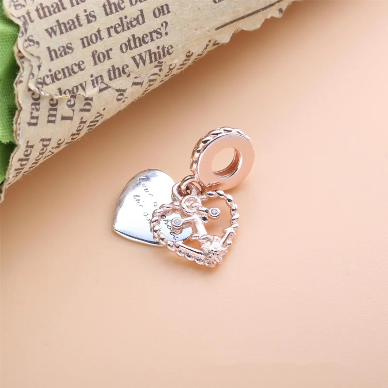 (Bild für) PANDORA Rope Heart & Love Anker-Anhänger - 788940C01 - Ansicht 4