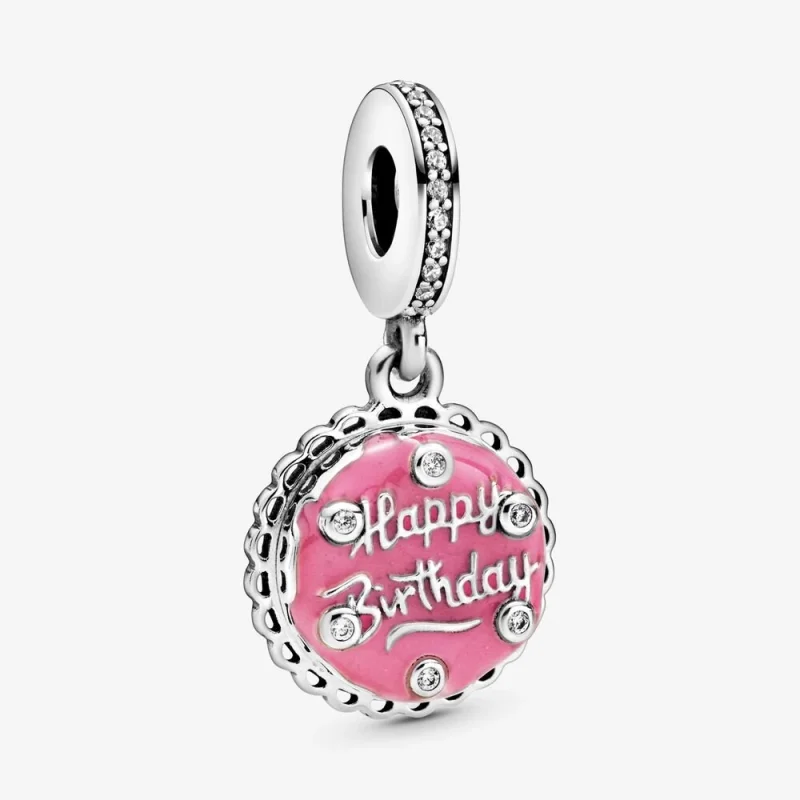 (Bild für) PANDORA Rosa Geburtstagskuchen-Anhänger - 798888C01