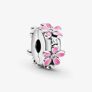 (Bild für) PANDORA Rosa Gänseblümchen-Blumen-Clip-Charm - 798809C01