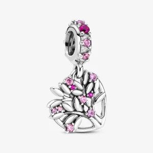 (Bild für) PANDORA Rosa Herz-Stammbaum-Anhänger - 799153C01
