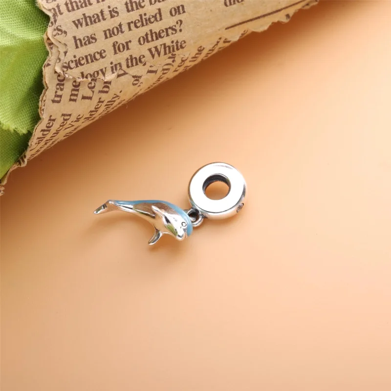 (Bild für) PANDORA Schimmernder Delfin-Anhänger - 798947C01 - Ansicht 5