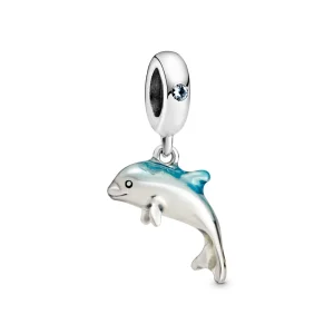 (Bild für) PANDORA Schimmernder Delfin-Anhänger - 798947C01