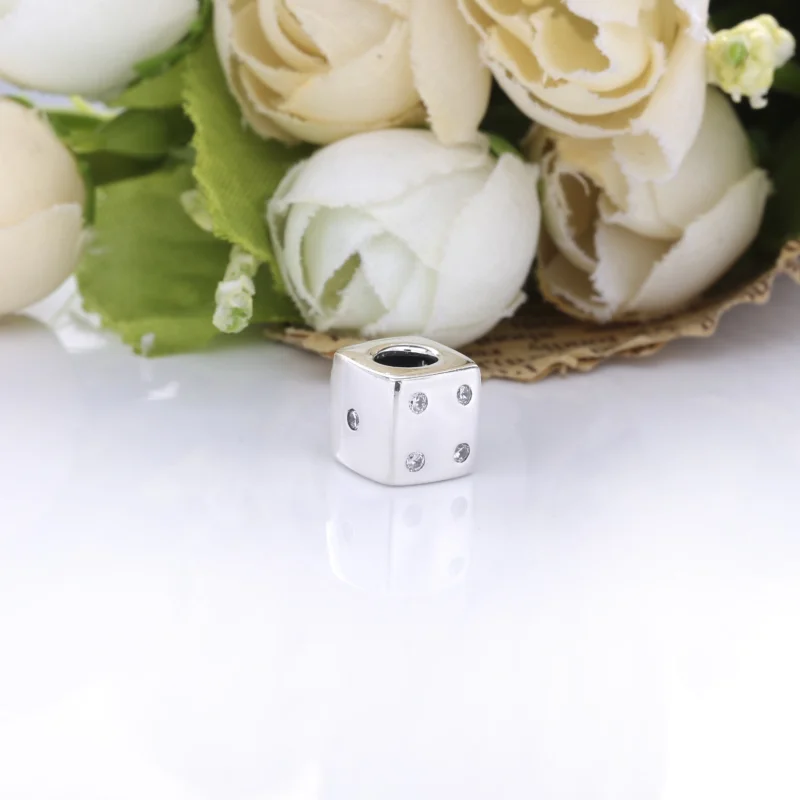 (Bild für) Pandora-Silber-Würfel-Charm - 790116 - Ansicht 2