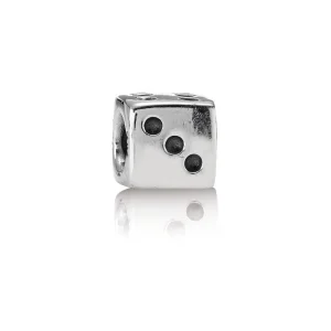 (Bild für) Pandora-Silber-Würfel-Charm - 790116