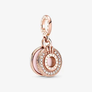 (Bild für) PANDORA Sparkling Pavé Crown O Dangle Charm - 789055C01
