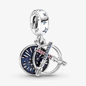 (Bild für) PANDORA Star Wars Lichtschwert Doppel-Anhänger-Charm - 799252C01