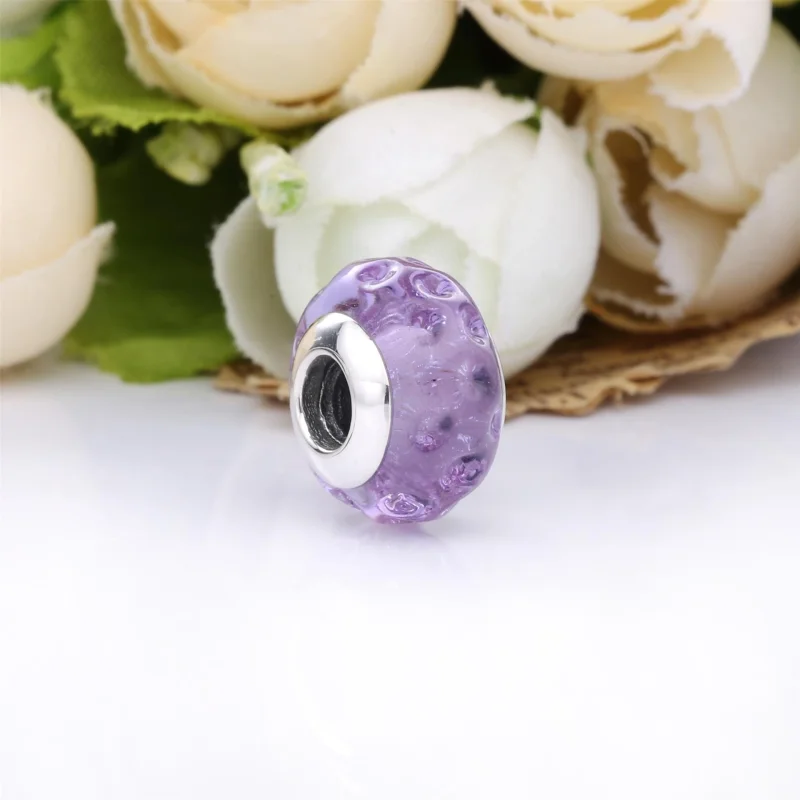 (Bild für) PANDORA Welliger Lavendel-Charm aus Muranoglas - 798875C00 - Ansicht 2