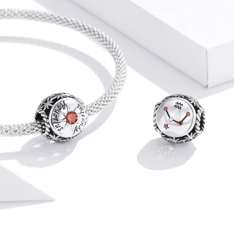 (Bild für) Charm „Glänzender Wassermann“ im Pandora-Stil - SCC1725-11 - Ansicht 3