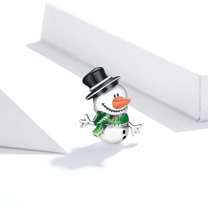 (Bild für) Charm „Kleiner Schneemann“ im Pandora-Stil - SCC1665 - Ansicht 2