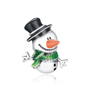 (Bild für) Charm „Kleiner Schneemann“ im Pandora-Stil - SCC1665