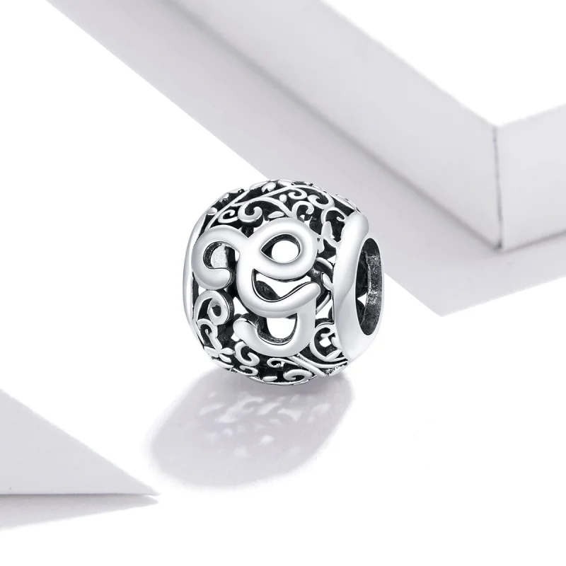 (Bild für) Charm mit durchbrochenem Blumen-Buchstaben G im Pandora-Stil - SCC1444-G - Ansicht 2