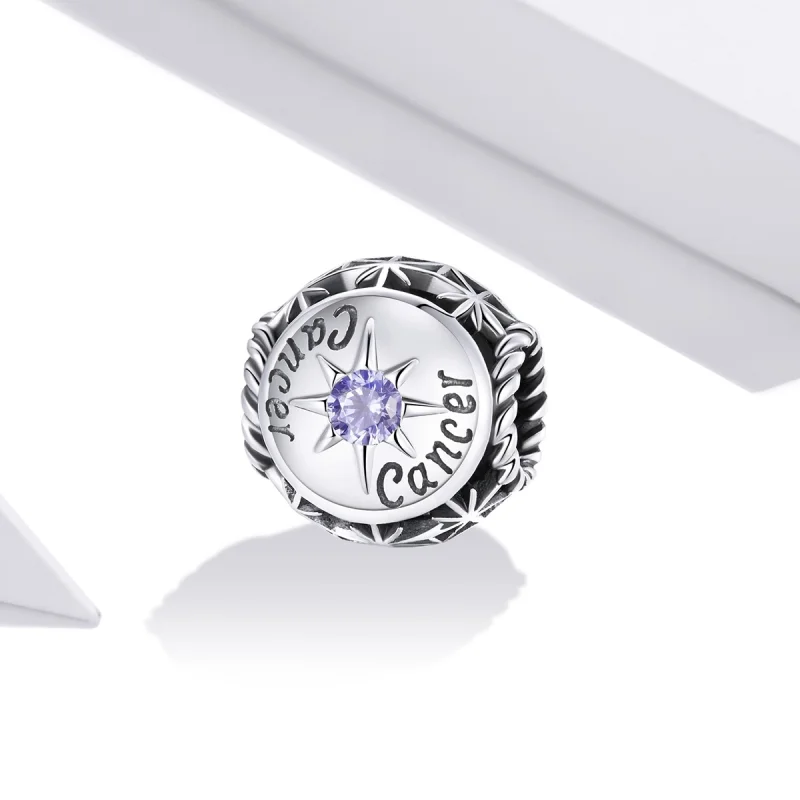(Bild für) Glänzender Krebs-Charm im Pandora-Stil - SCC1725-4 - Ansicht 2