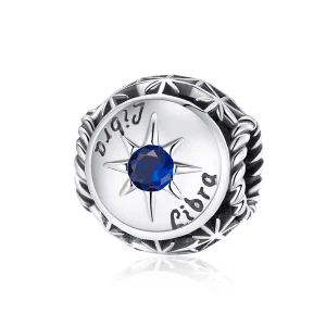 (Bild für) Glänzender Waage-Charm im Pandora-Stil - SCC1725-8