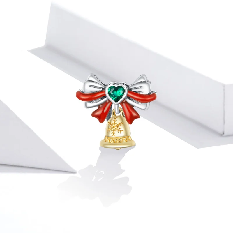(Bild für) Jingle Bell-Charm im Pandora-Stil - SCC1668 - Ansicht 2