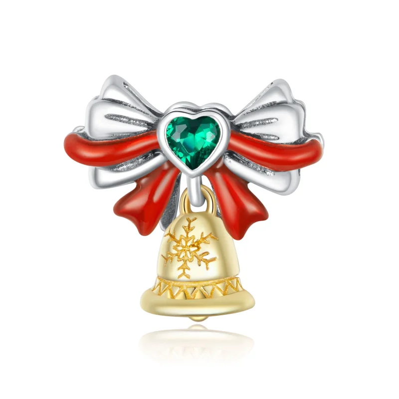 (Bild für) Jingle Bell-Charm im Pandora-Stil - SCC1668