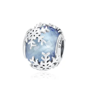 (Bild für) Kristall-Schneeflocken-Charm im Pandora-Stil - SCC1666