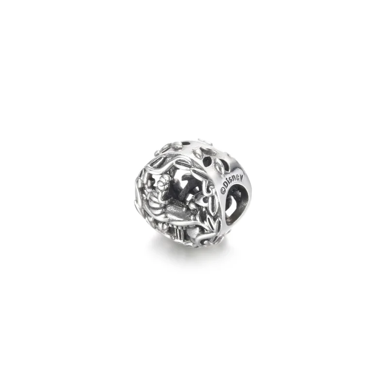 (Bild für) Disney, PANDORA Alice im Wunderland, Cheshire Cat & Absolem Caterpillar Charm - - Ansicht 3