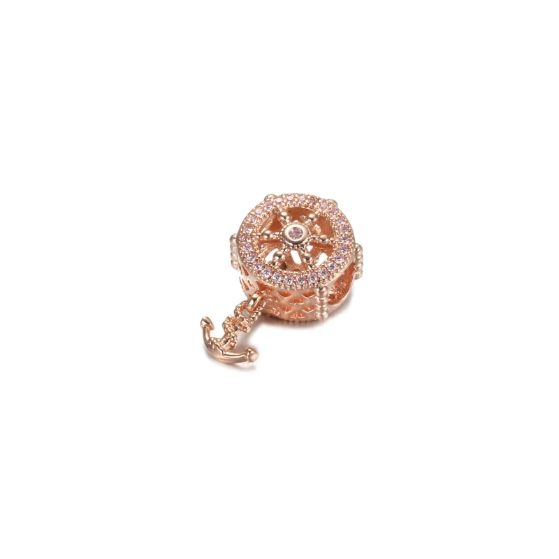 (Bild für) Pandora 789017C01 Rose Ships Helm Charm ALE MET - 789017C01 - Ansicht 2
