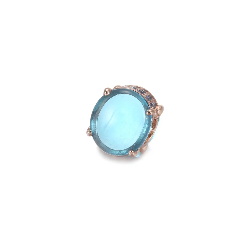 (Bild für) PANDORA Blauer ovaler Cabochon-Charm - 789309C01 - Ansicht 2
