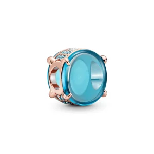 (Bild für) PANDORA Blauer ovaler Cabochon-Charm - 789309C01