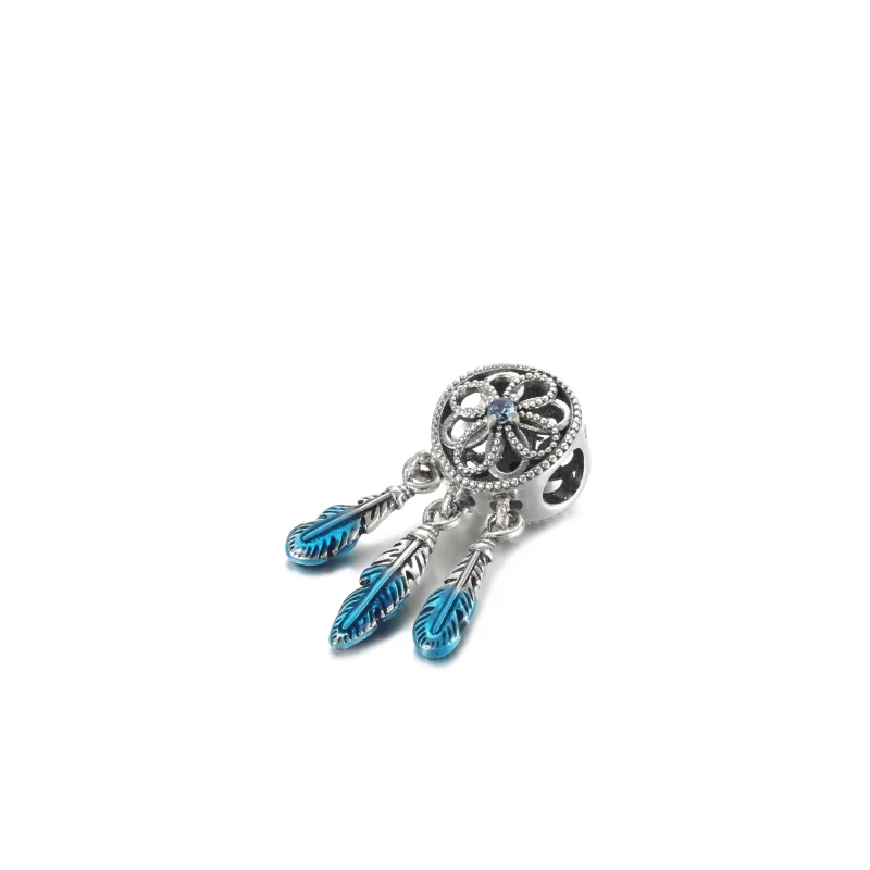 (Bild für) PANDORA Blauer Traumfänger-Charm - 799341C01 - Ansicht 2